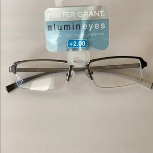 Foster Grants  alumin eyes reading glasses +2.00